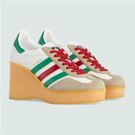 gucci gazelle wedge sneakers|adidas gucci 2024.